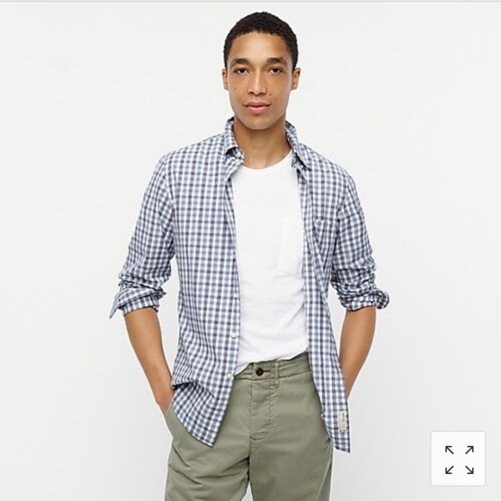 J. Crew Stretch Secret Wash Shirt